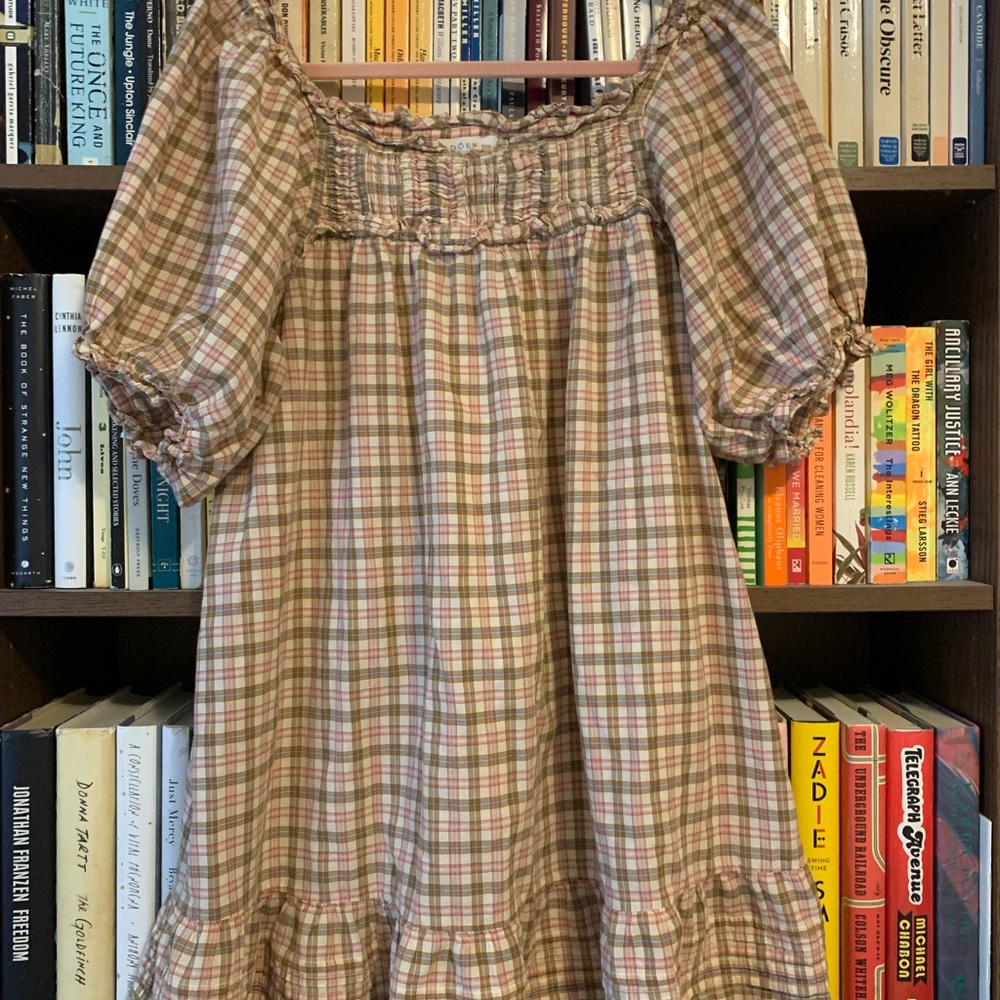 Doen “Cadiz” Mini Dress in Austen Plaid 💕